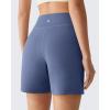 image:imageG4Free EverGoing Athletic Shorts for Women  5 High Waisted Wide Leg Casual Shorts with PocketsDenim Blue