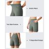 image:imageG4Free EverGoing Athletic Shorts for Women  5 High Waisted Wide Leg Casual Shorts with PocketsGray Sage