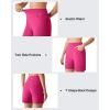 image:imageG4Free EverGoing Athletic Shorts for Women  5 High Waisted Wide Leg Casual Shorts with PocketsHot Pink