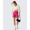 image:imageG4Free EverGoing Athletic Shorts for Women  5 High Waisted Wide Leg Casual Shorts with PocketsHot Pink