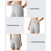 image:imageG4Free EverGoing Athletic Shorts for Women  5 High Waisted Wide Leg Casual Shorts with PocketsLight Gray