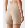 image:imageG4Free EverGoing Athletic Shorts for Women  5 High Waisted Wide Leg Casual Shorts with PocketsLight Khaki