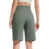 image:imageG4Free EverGoing Bermuda Shorts for Women 10  High Waisted Knee Length Athletic Casual Shorts with PocketsGray Sage