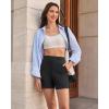 image:imageG4Free EverGoing Womens Athletic Shorts High Waisted 4  5 Running Yoga Summer Casual Shorts with PocketsBlack