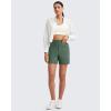 image:imageG4Free EverGoing Womens Athletic Shorts High Waisted 4  5 Running Yoga Summer Casual Shorts with PocketsDark Forest Green