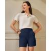 image:imageG4Free EverGoing Womens Athletic Shorts High Waisted 4  5 Running Yoga Summer Casual Shorts with PocketsDark Navy