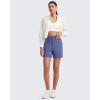 image:imageG4Free EverGoing Womens Athletic Shorts High Waisted 4  5 Running Yoga Summer Casual Shorts with PocketsDenim Blue