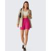 image:imageG4Free EverGoing Womens Athletic Shorts High Waisted 4  5 Running Yoga Summer Casual Shorts with PocketsHot Pink