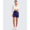 image:imageG4Free EverGoing Womens Athletic Shorts High Waisted 4  5 Running Yoga Summer Casual Shorts with PocketsRoyal Blue