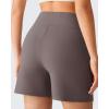 image:imageG4Free EverGoing Womens Athletic Shorts High Waisted 4  5 Running Yoga Summer Casual Shorts with PocketsTaupe