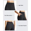 image:imageG4Free EverGoing Womens Bermuda Shorts with Pockets 10  Knee Length Athletic Casual Elastic Wasit Long ShortsBlack