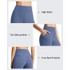 image:imageG4Free EverGoing Womens Bermuda Shorts with Pockets 10  Knee Length Athletic Casual Elastic Wasit Long ShortsDenim Blue