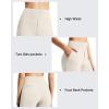 image:imageG4Free EverGoing Womens Bermuda Shorts with Pockets 10  Knee Length Athletic Casual Elastic Wasit Long ShortsIvory