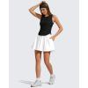 image:imageG4Free Lyocell Ruched Side Workout Tank Tops Woman High Neck Waist Length Gym Tanks Soft Relaxed Fit for TrainingBlack