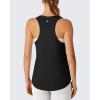 image:imageG4Free Racerback Womens Workout Tank Tops Scoop Neck Hip Length Muscle Top Soft Loose Fit for Gym Athletic TanksBlack