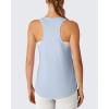 image:imageG4Free Racerback Womens Workout Tank Tops Scoop Neck Hip Length Muscle Top Soft Loose Fit for Gym Athletic TanksLight Denim