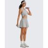 image:imageG4Free Racerback Womens Workout Tank Tops Scoop Neck Hip Length Muscle Top Soft Loose Fit for Gym Athletic TanksLight Gray