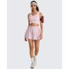 image:imageG4Free Racerback Womens Workout Tank Tops Scoop Neck Hip Length Muscle Top Soft Loose Fit for Gym Athletic TanksLight Pink