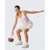 image:imageG4Free Racerback Womens Workout Tank Tops Scoop Neck Hip Length Muscle Top Soft Loose Fit for Gym Athletic TanksLight Pink