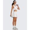 image:imageG4Free Racerback Womens Workout Tank Tops Scoop Neck Hip Length Muscle Top Soft Loose Fit for Gym Athletic TanksPure White