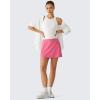 image:imageG4Free Ribbed Removable Built in Bra Workout Tank Tops for Women Soft Racerback High Neck Athletic Gym TanksPure White