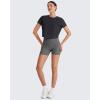 image:imageG4Free Skimetic Womens Workout Tops Batwing Sleeve Tees Loose Fit Athletic Gym Shirts Basic Yoga Tshirts Casual SummerBlack