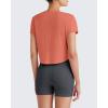 image:imageG4Free Skimetic Womens Workout Tops Batwing Sleeve Tees Loose Fit Athletic Gym Shirts Basic Yoga Tshirts Casual SummerBurnt Orange