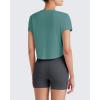 image:imageG4Free Skimetic Womens Workout Tops Batwing Sleeve Tees Loose Fit Athletic Gym Shirts Basic Yoga Tshirts Casual SummerMyrtle Green