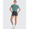 image:imageG4Free Skimetic Womens Workout Tops Batwing Sleeve Tees Loose Fit Athletic Gym Shirts Basic Yoga Tshirts Casual SummerMyrtle Green