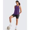 image:imageG4Free Workout Athletic Tank Tops for Women Racerback Lightweight Gym Pilates YBack Loose Fit Running Tanks TopDark Purple