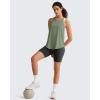 image:imageG4Free Workout Athletic Tank Tops for Women Racerback Lightweight Gym Pilates YBack Loose Fit Running Tanks TopGreen Gray