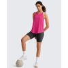 image:imageG4Free Workout Athletic Tank Tops for Women Racerback Lightweight Gym Pilates YBack Loose Fit Running Tanks TopHot Pink