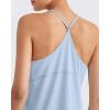 image:imageG4Free Workout Athletic Tank Tops for Women Racerback Lightweight Gym Pilates YBack Loose Fit Running Tanks TopLight Denim