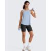 image:imageG4Free Workout Athletic Tank Tops for Women Racerback Lightweight Gym Pilates YBack Loose Fit Running Tanks TopLight Denim
