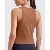 image:imageG4Free Workout Tank Tops for Women Slim Fitted Racerback Ribbed Athletic Gym Yoga Tanks Summer CasualBurnt Caramel