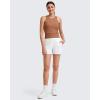 image:imageG4Free Workout Tank Tops for Women Slim Fitted Racerback Ribbed Athletic Gym Yoga Tanks Summer CasualBurnt Caramel