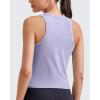 image:imageG4Free Workout Tank Tops for Women Slim Fitted Racerback Ribbed Athletic Gym Yoga Tanks Summer CasualLavender