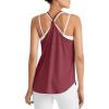 image:imageG4Free Workout Athletic Tank Tops for Women Racerback Lightweight Gym Pilates YBack Loose Fit Running Tanks TopBurgundy