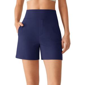 image:imageG4Free EverGoing Womens Athletic Shorts High Waisted 4  5 Running Yoga Summer Casual Shorts with PocketsRoyal Blue