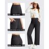 image:imageG4Free BareFeel Ankle Length Yoga Pants for Women High Stretch Waist Casual Dress Pants with Pockets 252729Black