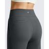 image:imageG4Free BareFeel Ankle Length Yoga Pants for Women High Stretch Waist Casual Dress Pants with Pockets 252729Dark Gray