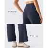 image:imageG4Free BareFeel Ankle Length Yoga Pants for Women High Stretch Waist Casual Dress Pants with Pockets 252729Dark Navy