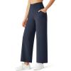 image:imageG4Free BareFeel Ankle Length Yoga Pants for Women High Stretch Waist Casual Dress Pants with Pockets 252729Dark Navy