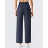 image:imageG4Free BareFeel Ankle Length Yoga Pants for Women High Stretch Waist Casual Dress Pants with Pockets 252729Dark Navy