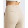 image:imageG4Free BareFeel Ankle Length Yoga Pants for Women High Stretch Waist Casual Dress Pants with Pockets 252729Light Khaki