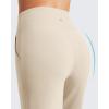 image:imageG4Free BareFeel Ankle Length Yoga Pants for Women High Stretch Waist Casual Dress Pants with Pockets 252729Light Khaki