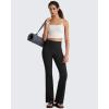 image:imageG4Free BareFeel Womens Sports Bra Padded Square Neck Adjustable Spaghetti Straps Y Back Gym Casual YogaPure White