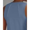 image:imageG4Free Lightweight Workout Tank Tops for Women High Neck Athletic Long Tanks Sleeveless Summer Running Gym ShirtsDusty Blue