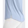 image:imageG4Free Lightweight Workout Tank Tops for Women High Neck Athletic Long Tanks Sleeveless Summer Running Gym ShirtsLight Denim