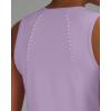 image:imageG4Free Lightweight Workout Tank Tops for Women High Neck Athletic Long Tanks Sleeveless Summer Running Gym ShirtsLight Purple